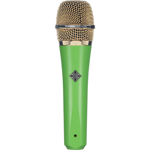 Telefunken M80 Custom Handheld Supercardioid Dynamic Microphone (Green Body Gold Grille)