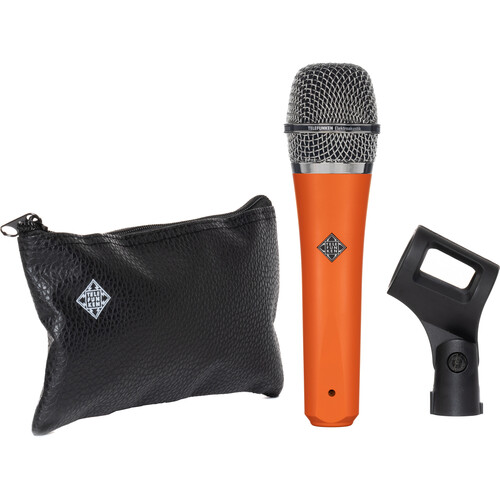 Telefunken M80 Custom Handheld Supercardioid Dynamic Microphone (Orange Body Chrome Grille)