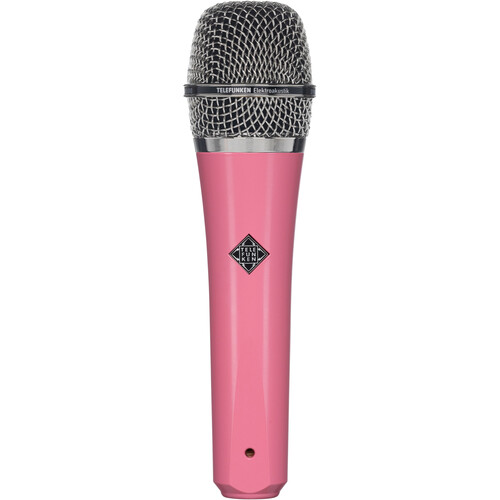 Telefunken M80 Custom Handheld Supercardioid Dynamic Microphone (Pink Body Chrome Grille)