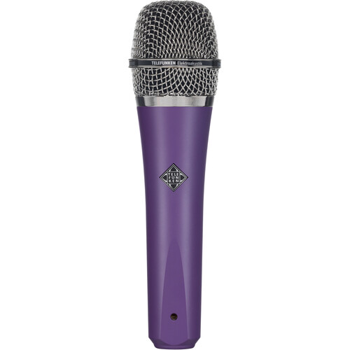 Telefunken M80 Custom Handheld Supercardioid Dynamic Microphone (Purple Body Chrome Grille)