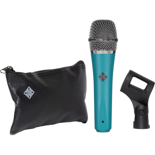 Telefunken M80 Custom Handheld Supercardioid Dynamic Microphone (Turquoise Body Chrome Grille)