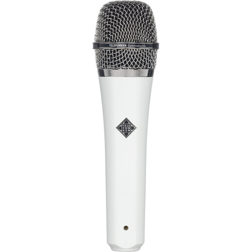 Telefunken M80 Custom Handheld Supercardioid Dynamic Microphone (White Body Chrome Grille)