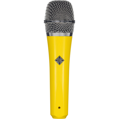 Telefunken M80 Custom Handheld Supercardioid Dynamic Microphone (Yellow Body Chrome Grille)