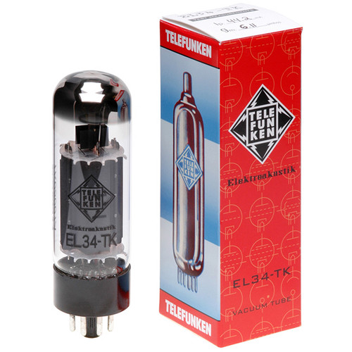 Telefunken EL34TK Black Diamond EL34TK VACUUM TUBE MATCHED