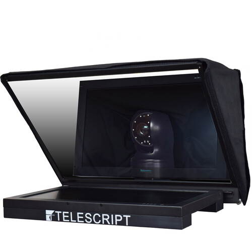 Telescript Robo-210-NDI IP Folding PTZ Teleprompter System with 21.5