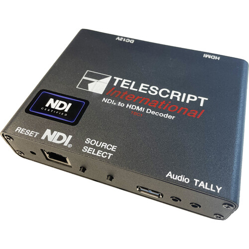 Telescript NDI/NDI HX to HDMI Decoder