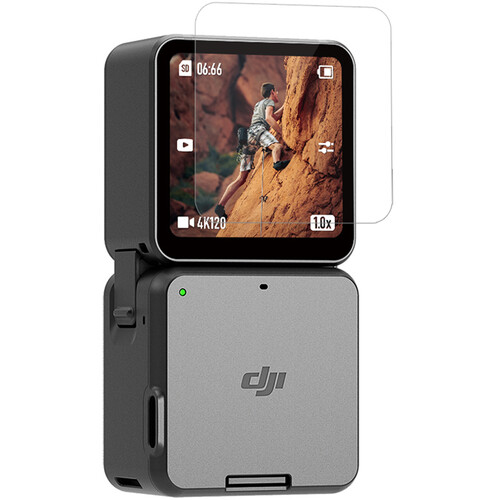TELESIN Dual-Screen Combo Screen Film Protector Set for DJI Action 2 (2 x Lens Protectors 4 x Screen Protectors)