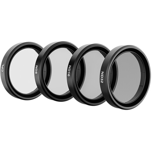 TELESIN Circular Polarizer & ND Filter Set for DJI Osmo Action 3 (3 4 5-Stop)