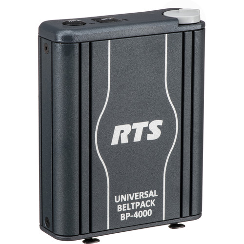 Telex/RTS BP4000A4F Single-Channel Portable Beltpack Headset Station (4-Pin XLR Female)