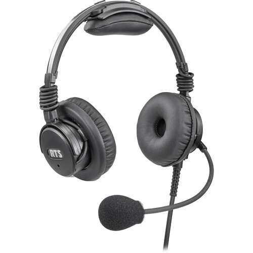 Telex/RTS PHD Series A4F Double-Sided Broadcast Intercom Headset (XLR 4-Pin Female Connector Dynamic Microphone)