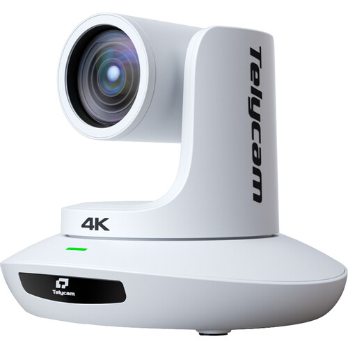 Telycam Vision+ 4KN NDI Auto Tracking & Live Streaming PTZ Camera with 12x Optical Zoom (White)