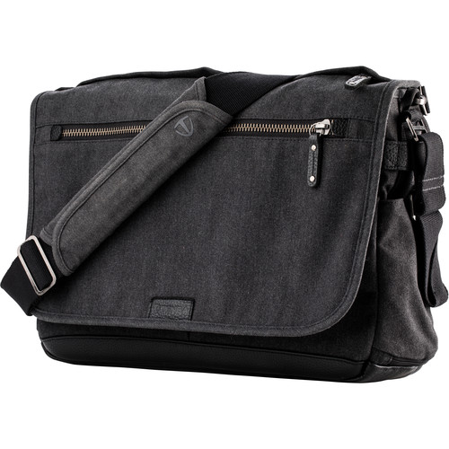 Tenba Cooper 15 Slim Messenger Bag with Leather Accents 637-406