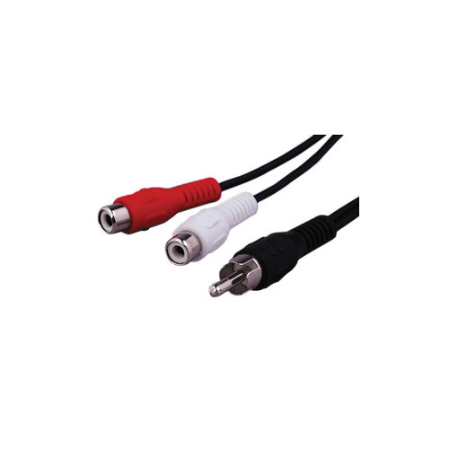 Tera Grand RCA Male to 2 RCA Female Audio Cable (6