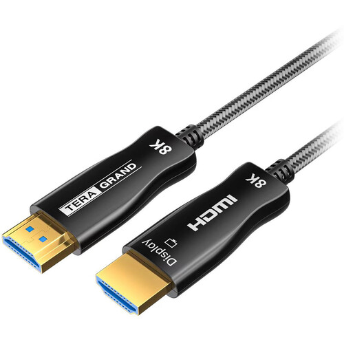 Tera Grand 8K HDMI 2.1 Copper Fiber Optic Hybrid Cable (50')