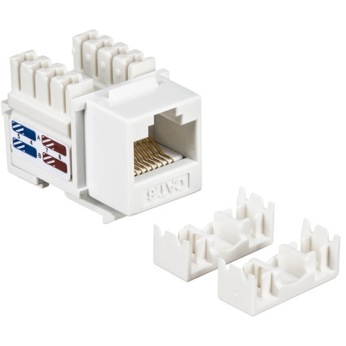 Tera Grand CAT6 Punch-Down Keystone Jack (White)