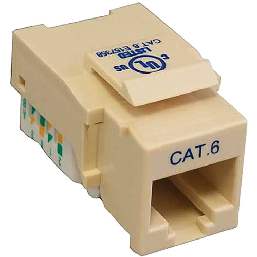 Tera Grand CAT6 Tool-Less Keystone Jack (Ivory)
