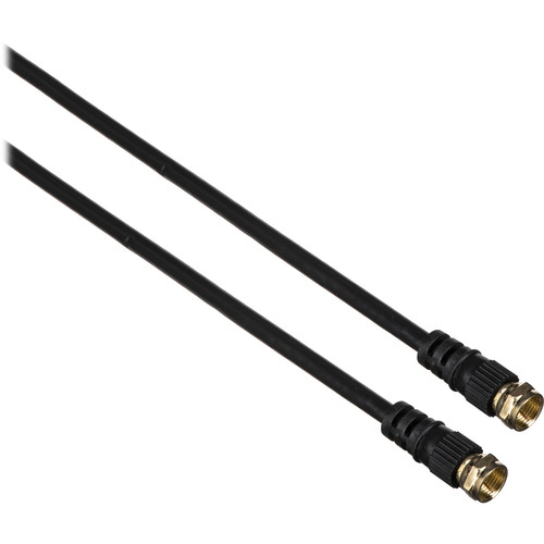 Tera Grand RG-59 F-Type Coaxial Cable (Black 25')