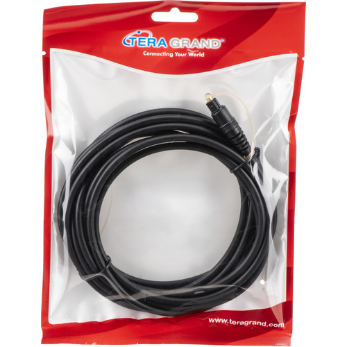 Tera Grand Molded TOSLINK Optical Audio Cable (12')