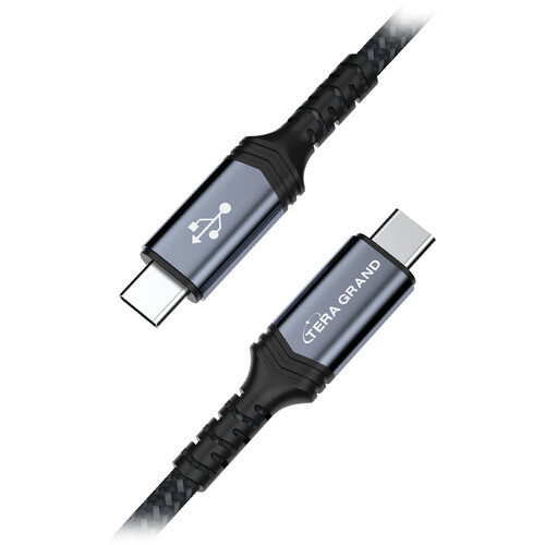 Tera Grand 6' USB-C 2.0 Charging Cable (Black)