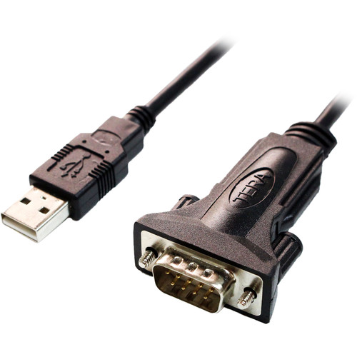 Tera Grand USB 2.0 Type-A to RS-232 Serial DB9 Male Adapter Cable (3')