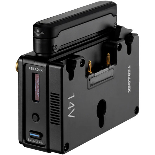 Teradek Bolt 6 LT 750 3G-SDI/HDMI Receiver with Internal Antennas&nbsp(Gold Mount)