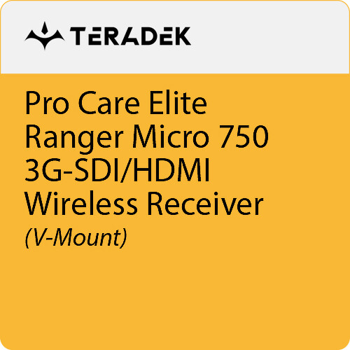 Teradek Pro Care Elite Annual Subscription for Ranger Micro 750 Receiver (V-Mount)