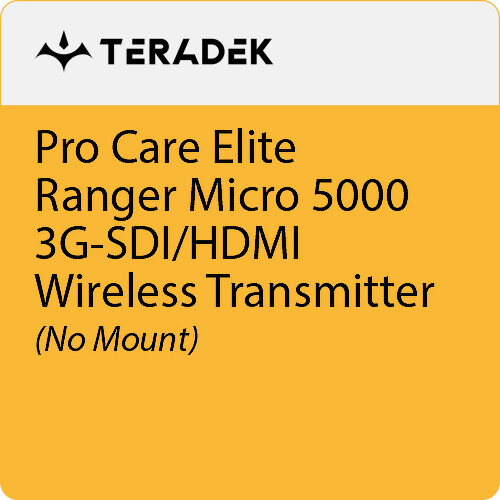 Teradek Pro Care Elite Annual Subscription for Ranger Micro 5000 Transmitter
