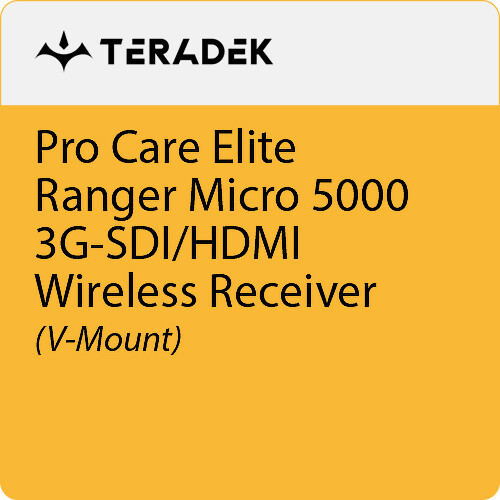 Teradek Pro Care Elite Annual Subscription for Ranger Micro 5000 Receiver (V-Mount)