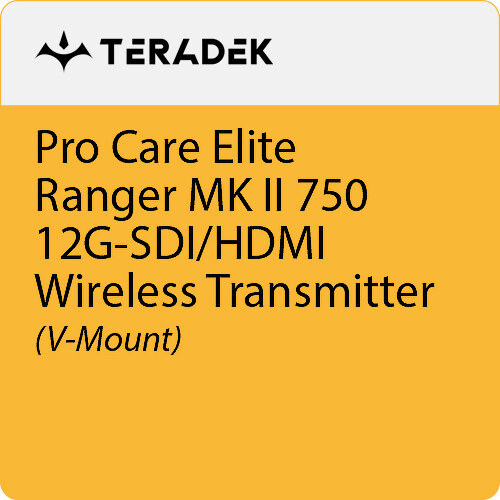 Teradek Pro Care Elite Annual Subscription for Ranger MK II 750 Transmitter (V-Mount)