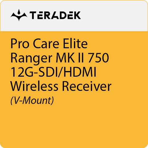 Teradek Pro Care Elite Annual Subscription for Ranger MK II 750 Receiver (V-Mount)