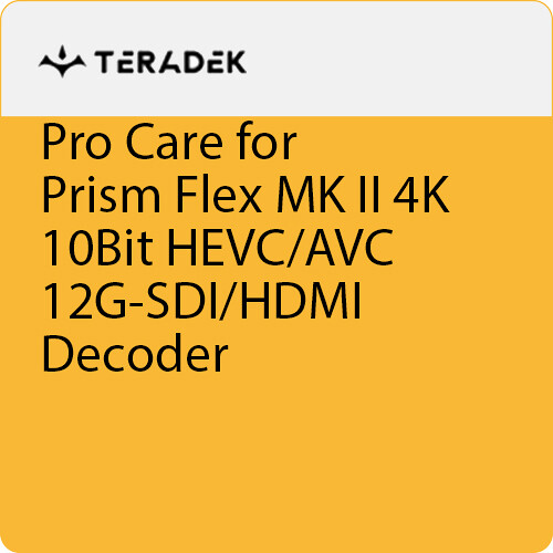 Teradek Pro Care for Prism Flex Mk II 4K 12G-SDI/HDMI Decoder