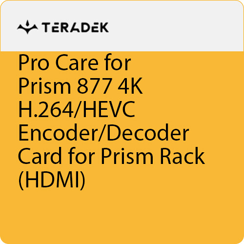 Teradek Pro Care for Prism 877 4K Encoder/Decoder Card (HDMI)