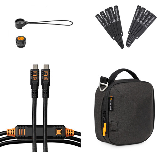 Tether Tools TetherPro Optima 10G Starter Tethering Kit (15' Non-Reflective Black)