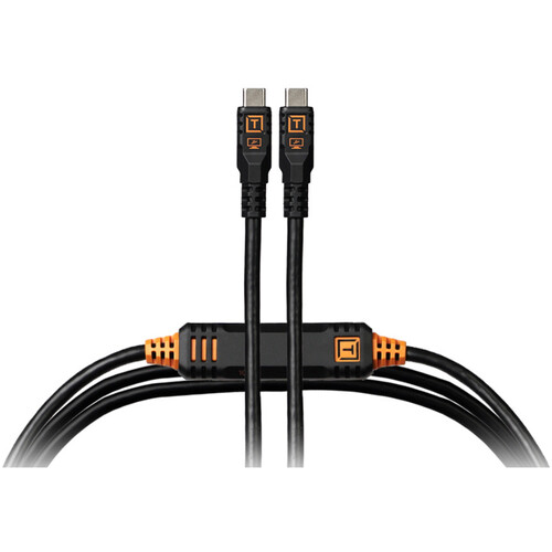 Tether Tools TetherPro Optima USB-C Cable (15' Non-Reflective Black)