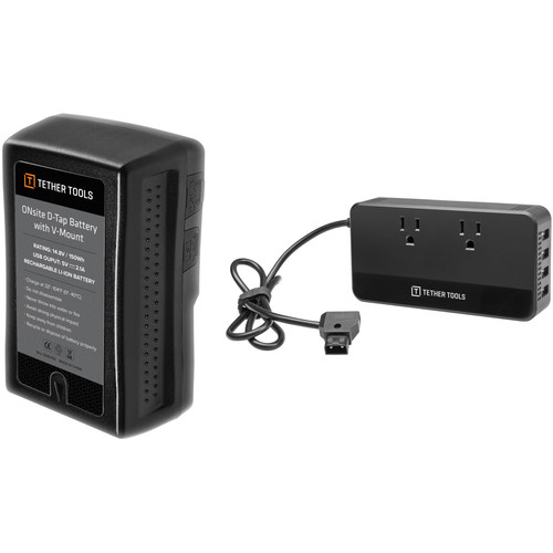 Tether Tools ONSite DTap Battery Kit with AC Power Supply