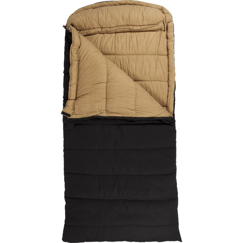 TETON Sports Deer Hunter Sleeping Bag (Black, RightHand) 1027R