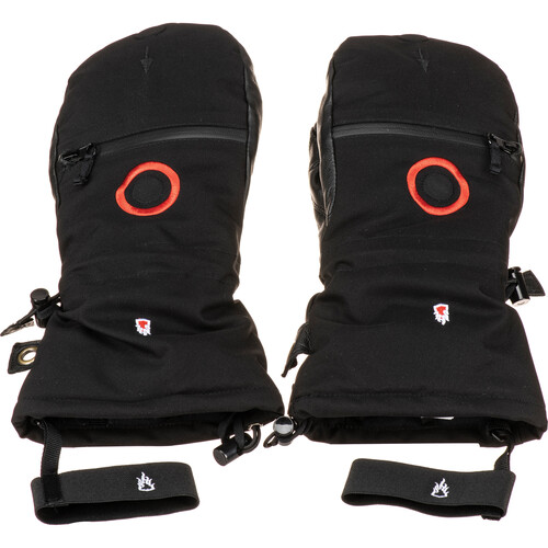 The Heat Company Heat 3 Smart Pro Mittens/Gloves (Size 9 Black)