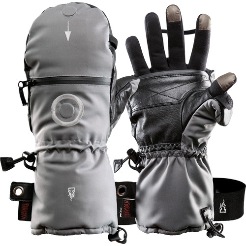 The Heat Company Heat 3 Smart Mittens/Gloves (Size 8 Gray)