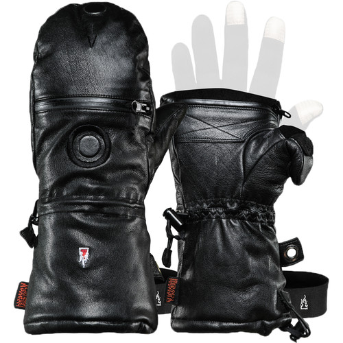 The Heat Company Shell Full-Leather Mitten (Size 7)