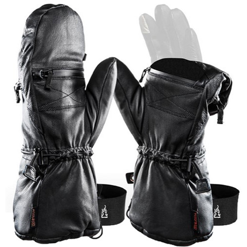 The Heat Company Shell Pro Full-Leather Mitten (Size 9)