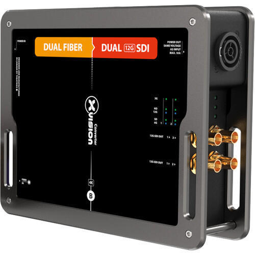 Theatrixx Technologies xVision Dual Fiber to Dual 12G-SDI Converter
