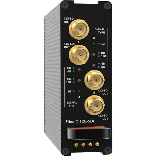 Theatrixx Technologies xVision Dual Multimode Fiber to Dual 12G-SDI Reversible Module (OpticalCON QUAD)