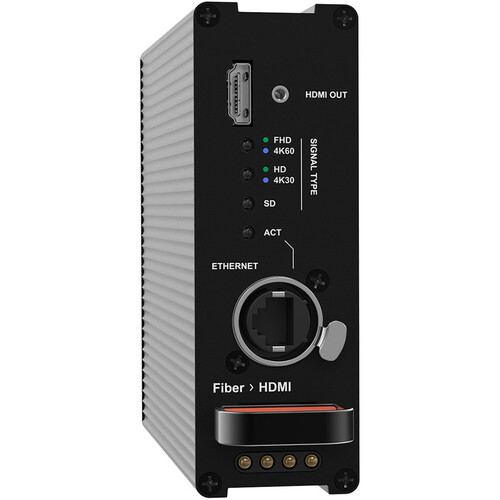 Theatrixx Technologies Fiber SDVoE to HDMI 2.0 + 1 Gb/s Ethernet Reversible Module (Multimode OpticalCON Dual)