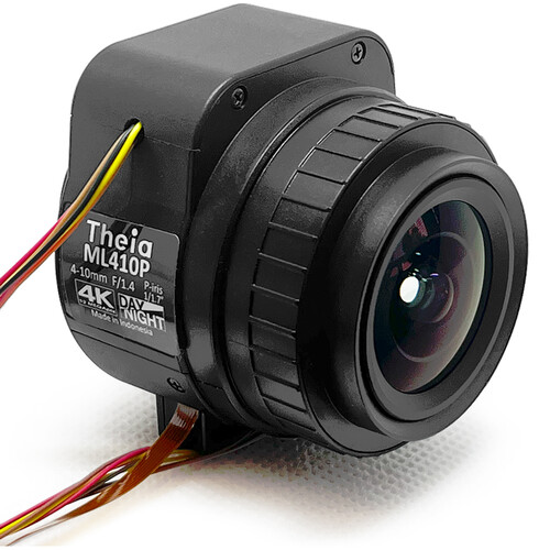 Theia Technologies ML410P R6 C-Mount 4-10mm Motorized Varifocal Lens