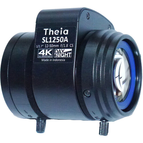 Theia Technologies SL1250P 12-50mm CS-Mount 4K Telephoto P-Iris Varifocal Lens
