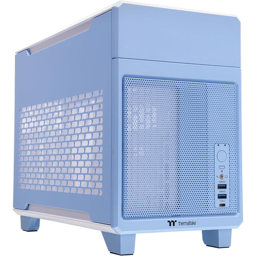 Thermaltake TR100 Mini Tower Mini-ITX Computer Chassis (Hydrangea Blue)