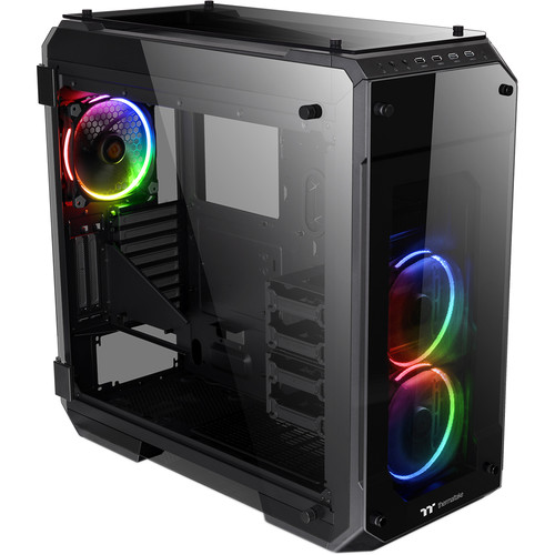 Thermaltake View 71 Tempered Glass Edition Full-Tower Case (Black RGB LEDs)