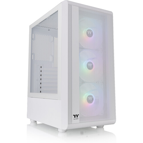 Thermaltake S200 Plus TG ARGB Snow Mid-Tower Chassis (White)