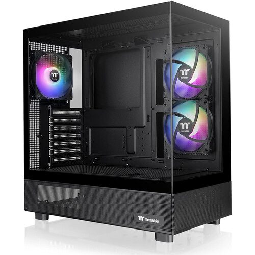 Thermaltake View 270 Plus TG ARGB Mid Tower ATX Computer Chassis (Black)