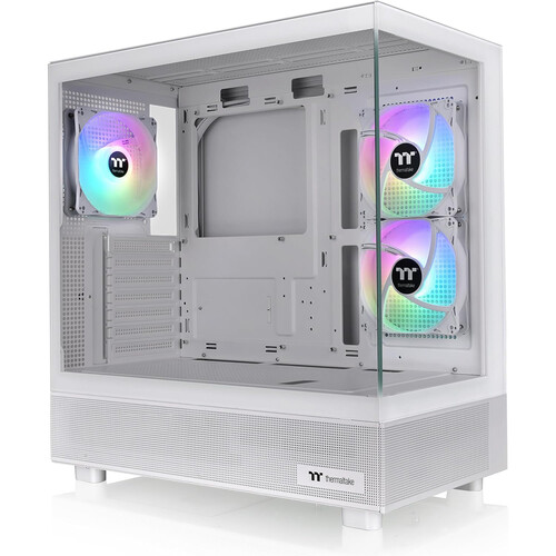 Thermaltake View 270 Plus TG ARGB Mid Tower ATX Computer Chassis (Snow)